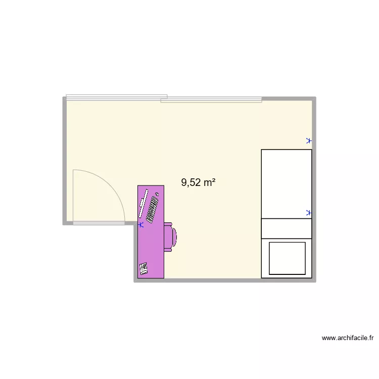 Chambre 2. Plan de Chambre 2. Plan de
