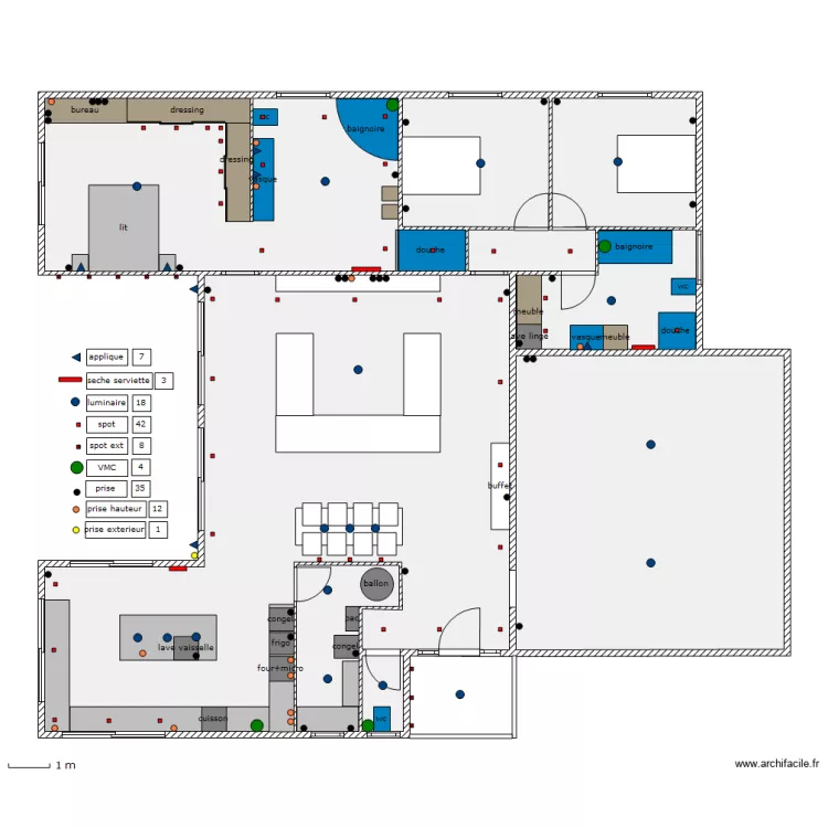 plan elec. Plan de 
