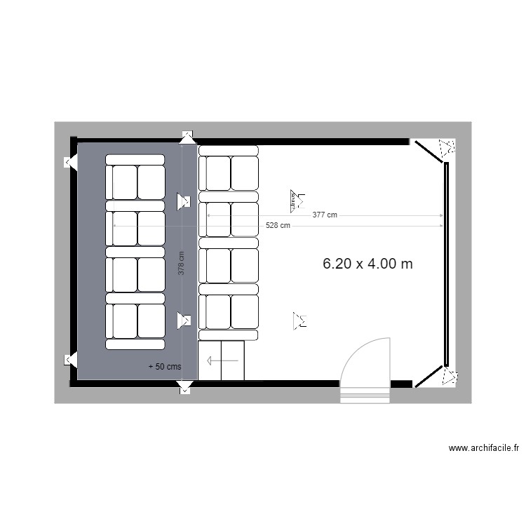 F 5. Plan de 0 pièce et 0 m2