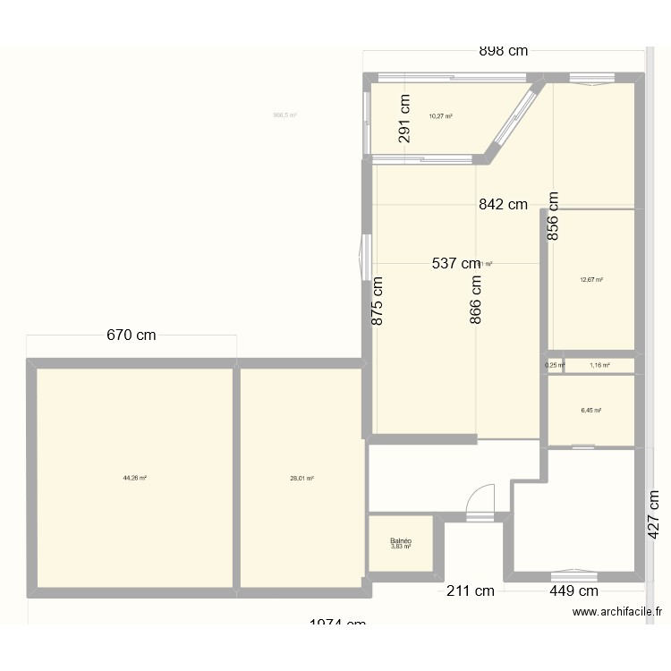 Rez de chaussée. Plan de 0 pièce et 0 m2