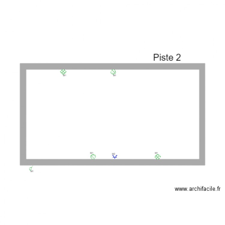 Loom - Ecurie - Piste 2. Plan de 1 pièce et 30 m2