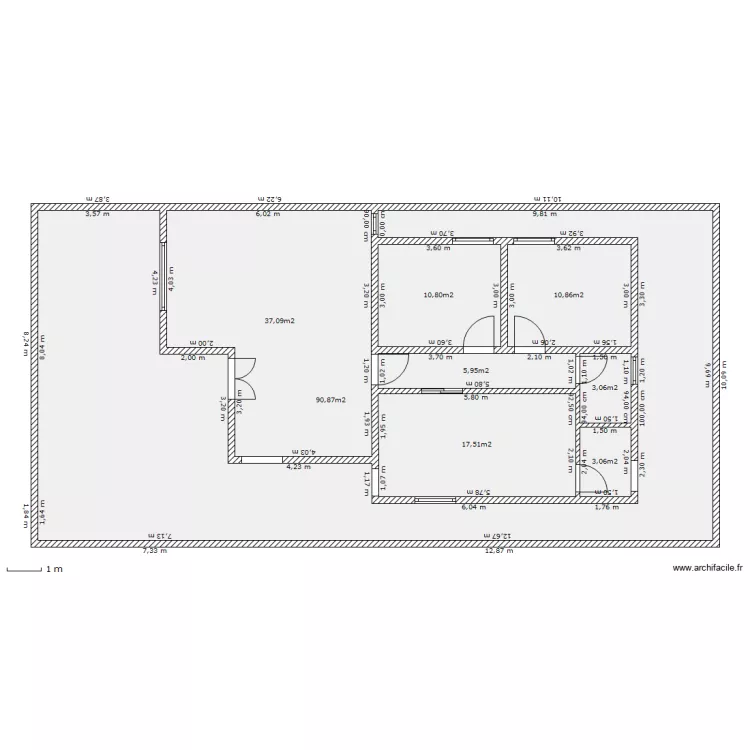 4 PIECES. Plan de 4 PIECES. Plan de