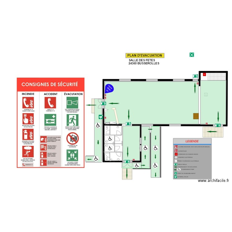 BUSSEROLLES SDF. Plan de 0 pièce et 0 m2