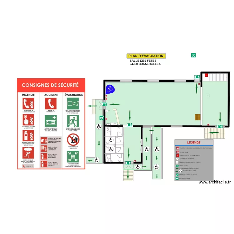 BUSSEROLLES SDF. Plan de BUSSEROLLES SDF. Plan de