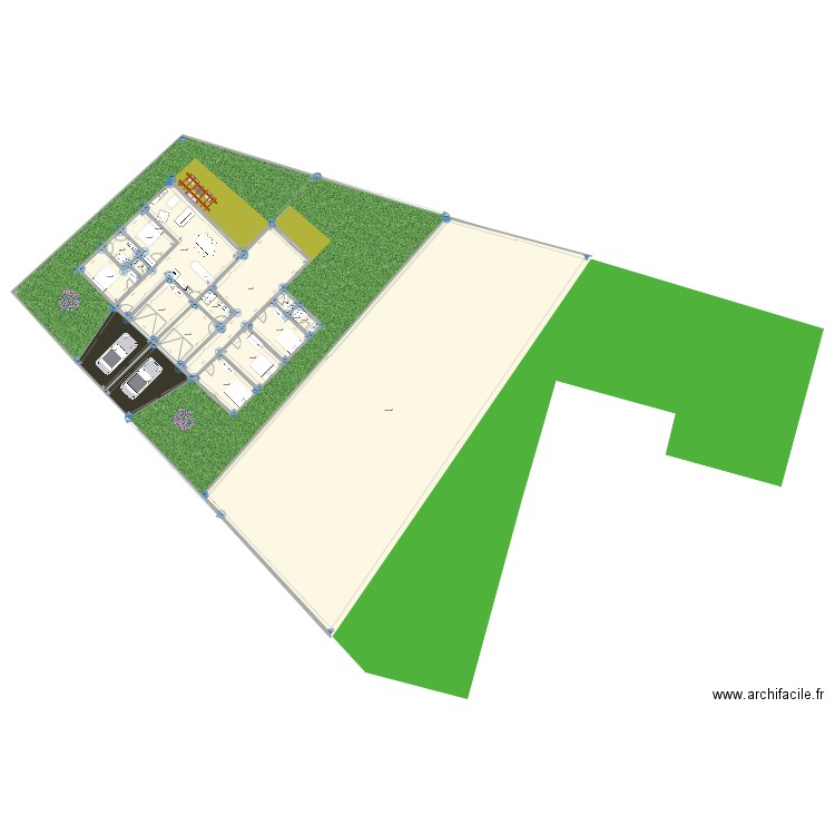 Puy Lonchard maison jointe. Plan de 0 pièce et 0 m2