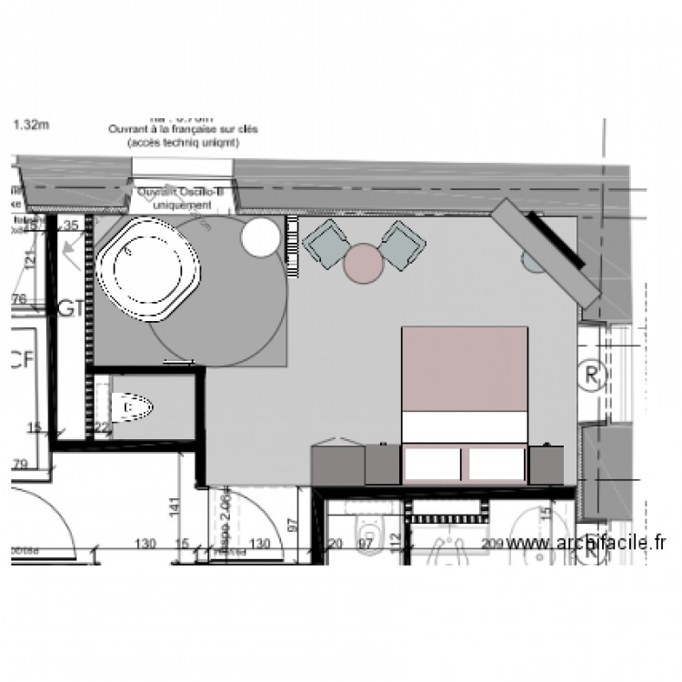 CHAMBRE 6 NEW AGAIN. Plan de 0 pièce et 0 m2