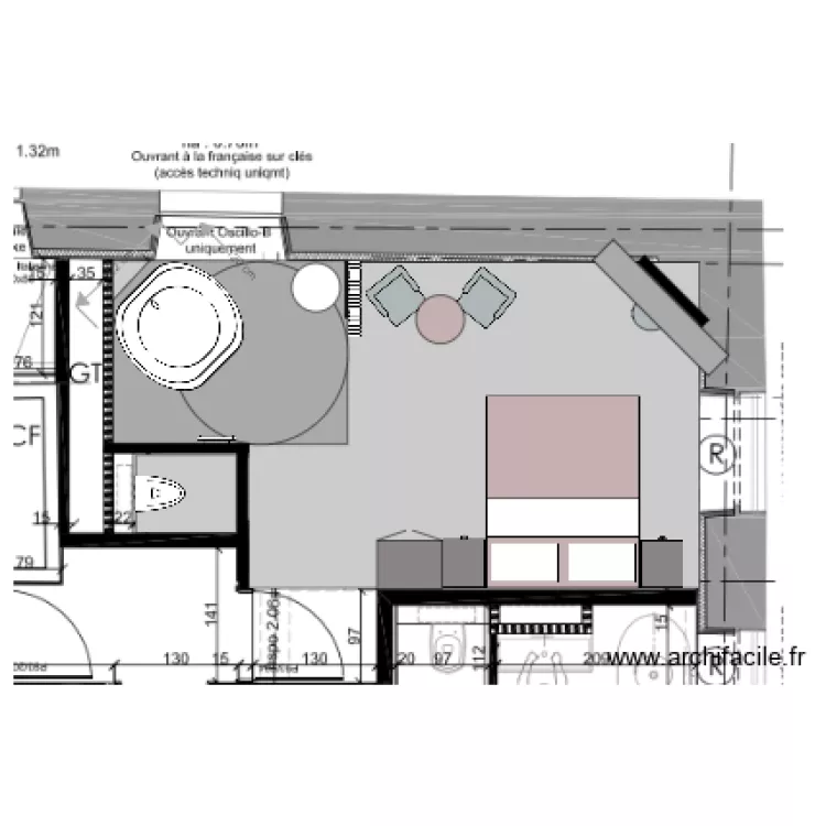 CHAMBRE 6 NEW AGAIN. Plan de 