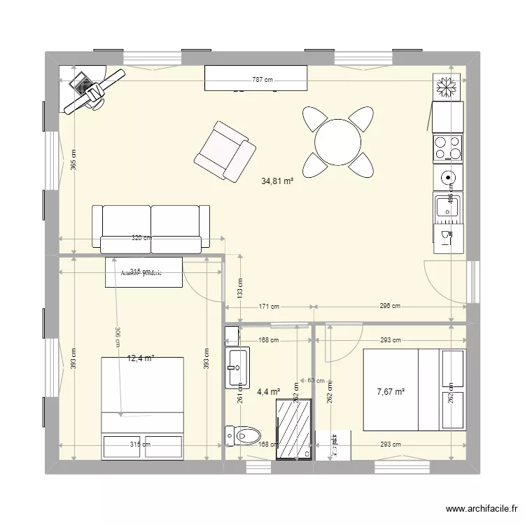 plan villefranche existant. Plan de 