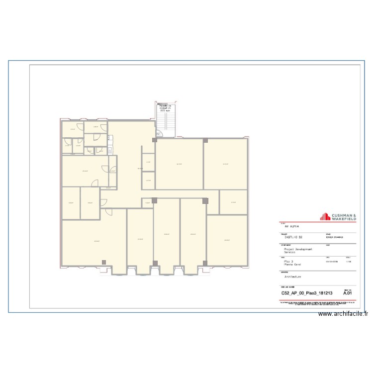 castilho 3eme v1. Plan de 0 pièce et 0 m2