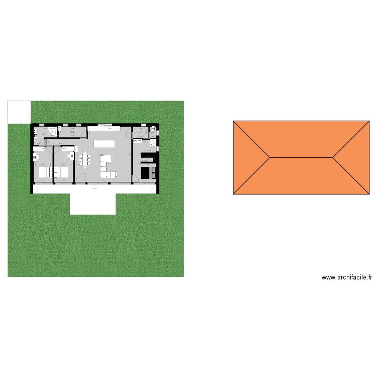rustiques exterieur. Plan de 0 pièce et 0 m2