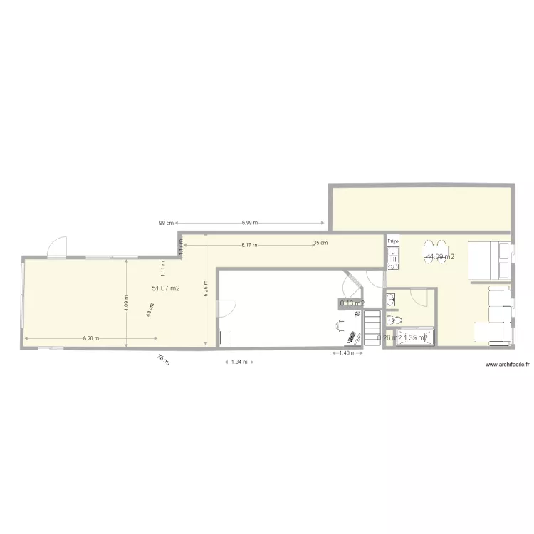 algoma sous sol final. Plan de 