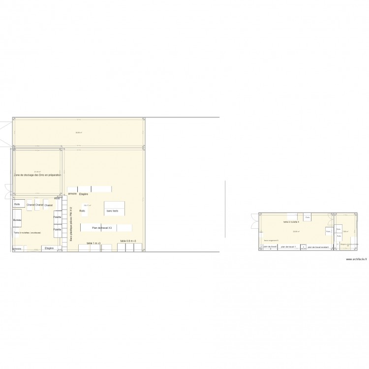 Meyzieu phase 4 . Plan de 5 pièces et 198 m2