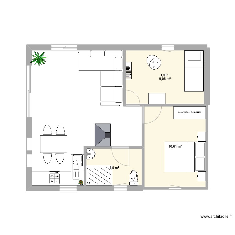 Plan maison. Plan de 0 pièce et 0 m2