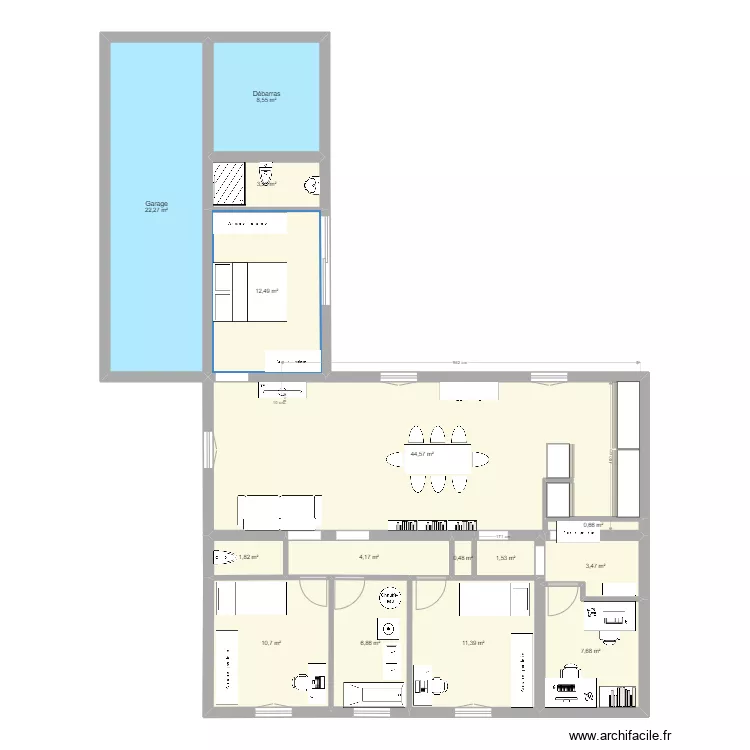 Maison V03 - projet 5 - etape 2. Plan de Maison V03 - projet 5 - etape 2. Plan de