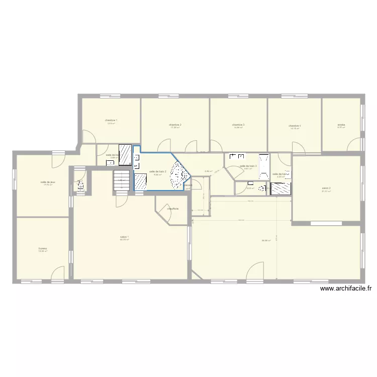 villa Garrix v3. Plan de 