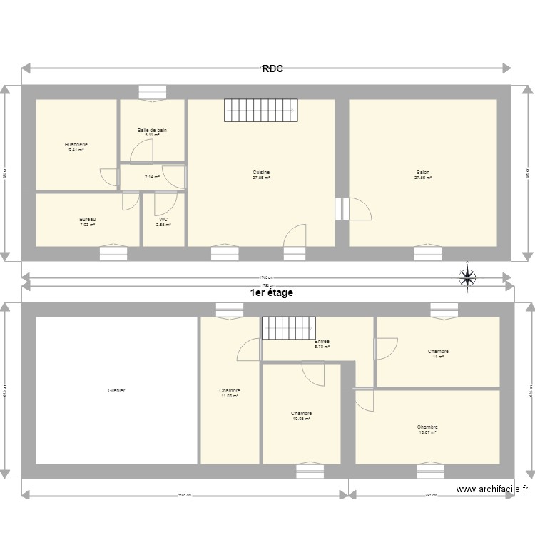 CROZIER St Martin Lestra. Plan de 0 pièce et 0 m2