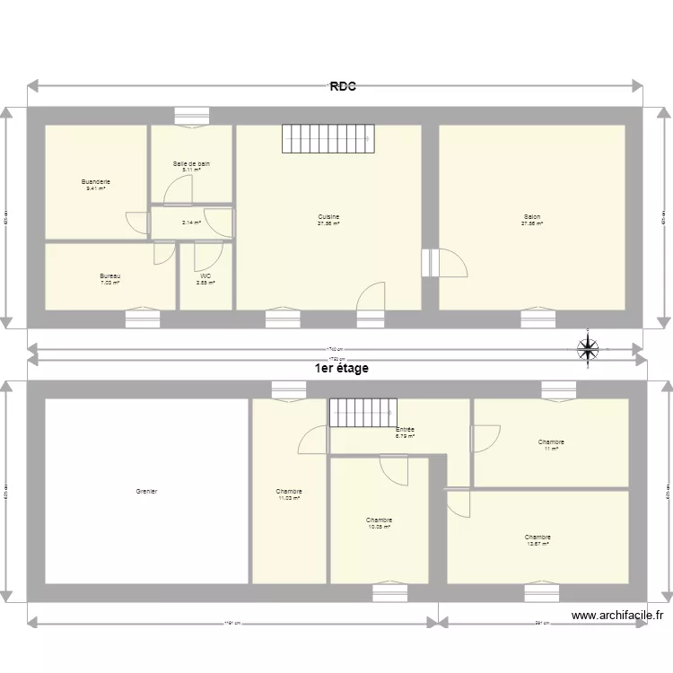 CROZIER St Martin Lestra. Plan de CROZIER St Martin Lestra. Plan de