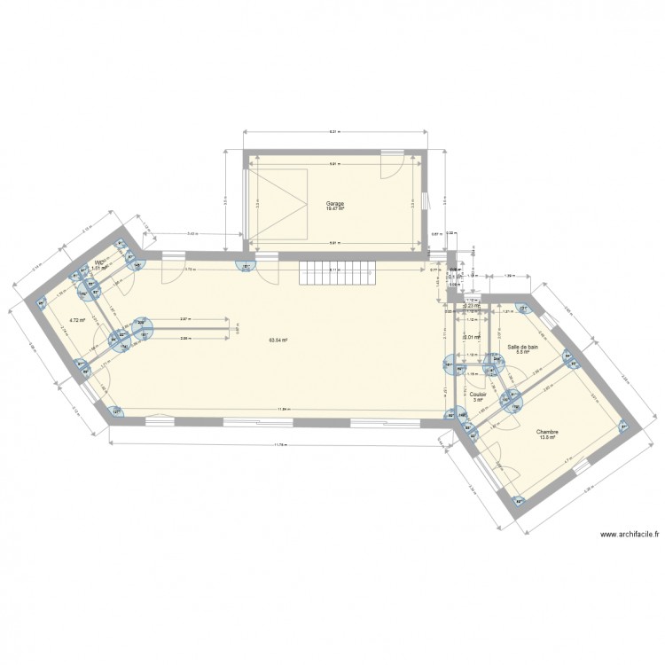 CREANOE MODIFIE. Plan de 0 pièce et 0 m2