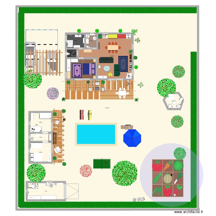 maisonAmoureux. Plan de 11 pièces et 1008 m2