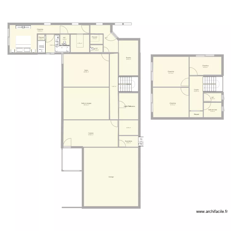 SAINT EVARZEC R6. Plan de 