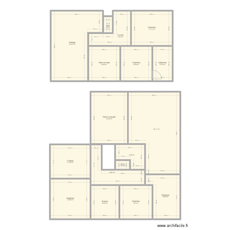 Maison Chanoine. Plan de 0 pièce et 0 m2