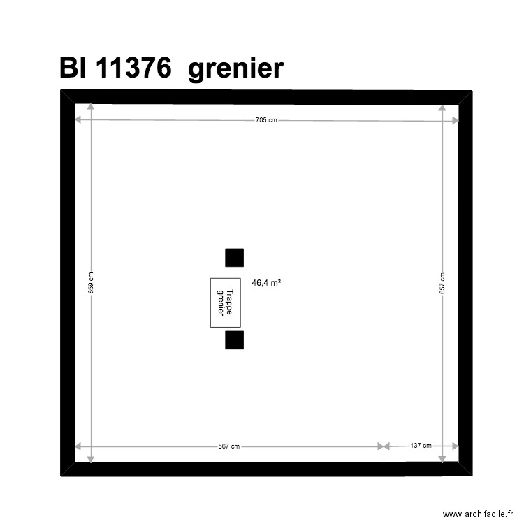 BI 11376. Plan de 0 pièce et 0 m2