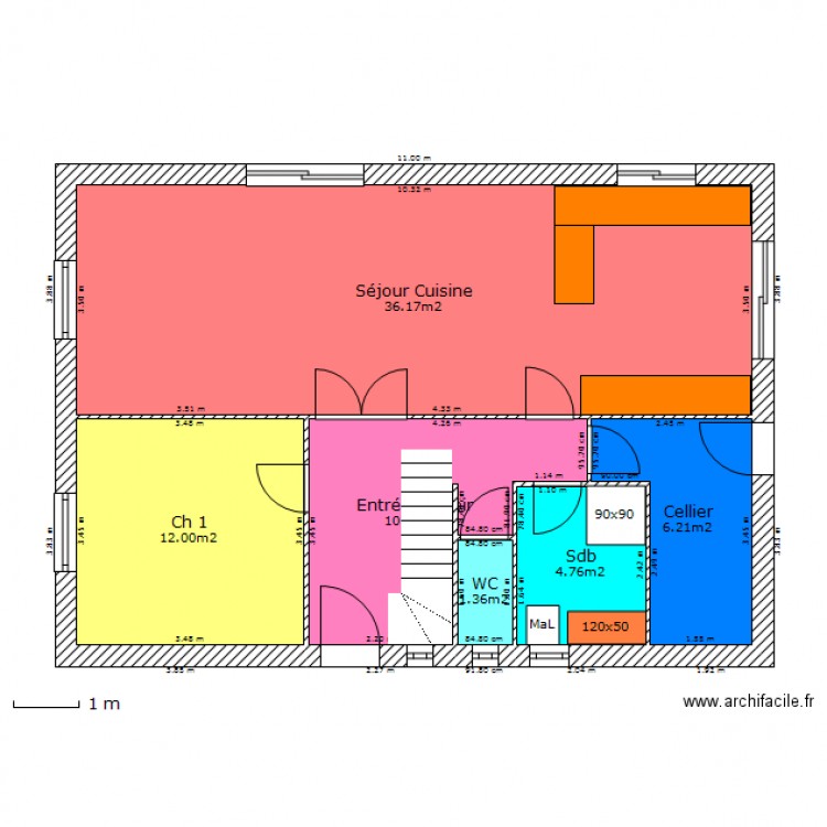 DEFRANCE HERNU 2 Rdc. Plan de 0 pièce et 0 m2