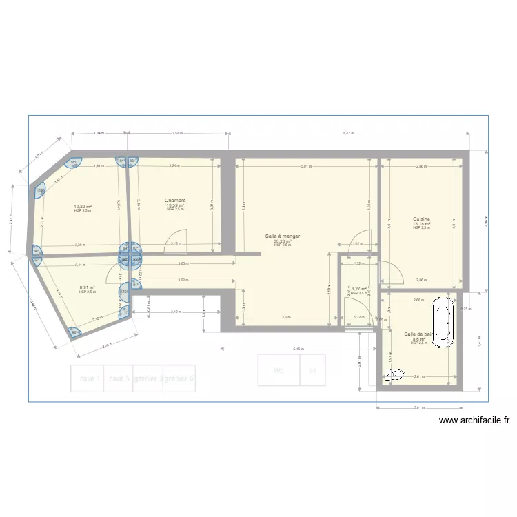 LYON3 plan actuel. Plan de LYON3 plan actuel. Plan de