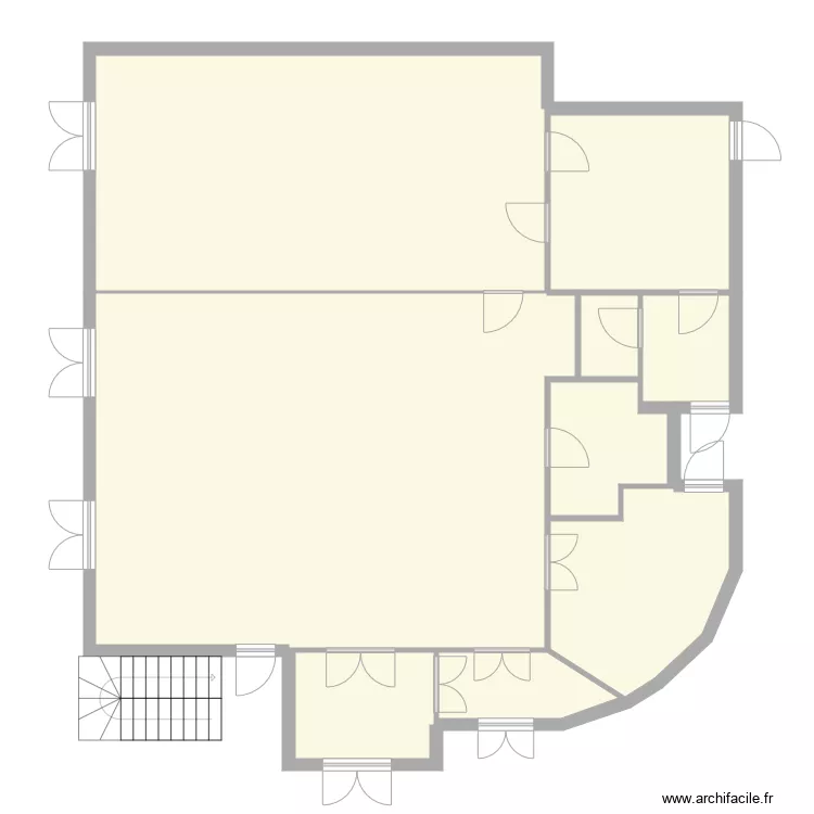 Salle Polyvalente. Plan de 