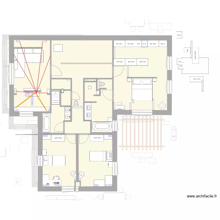 penderie test alternative. Plan de 
