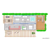 bel oeil v&eacute;randa 40 avec surfaces et cotes