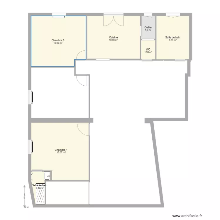 MAISON THOMAS SANDRA. Plan de 
