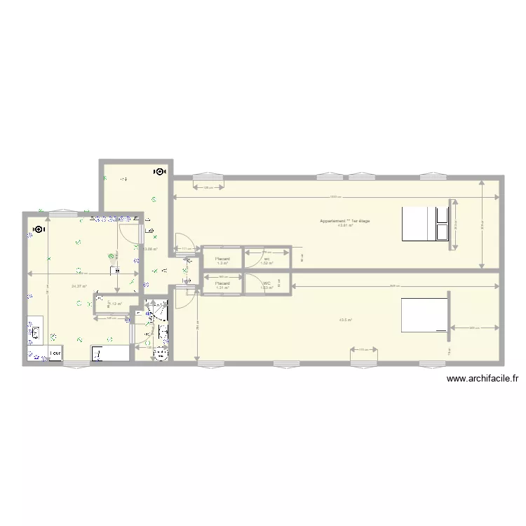 studia couloir appartement. Plan de studia couloir appartement. Plan de