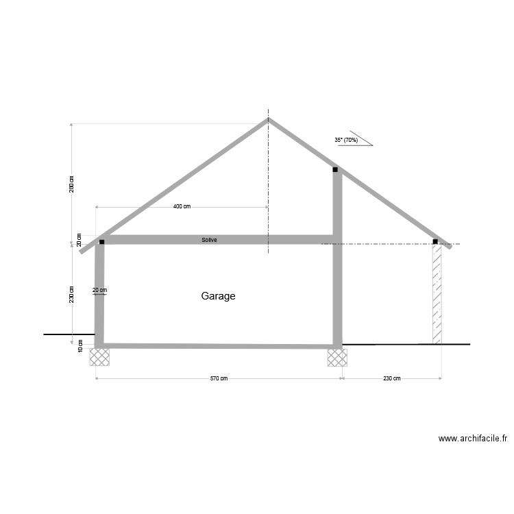 Coupe CC 20210629. Plan de 0 pièce et 0 m2