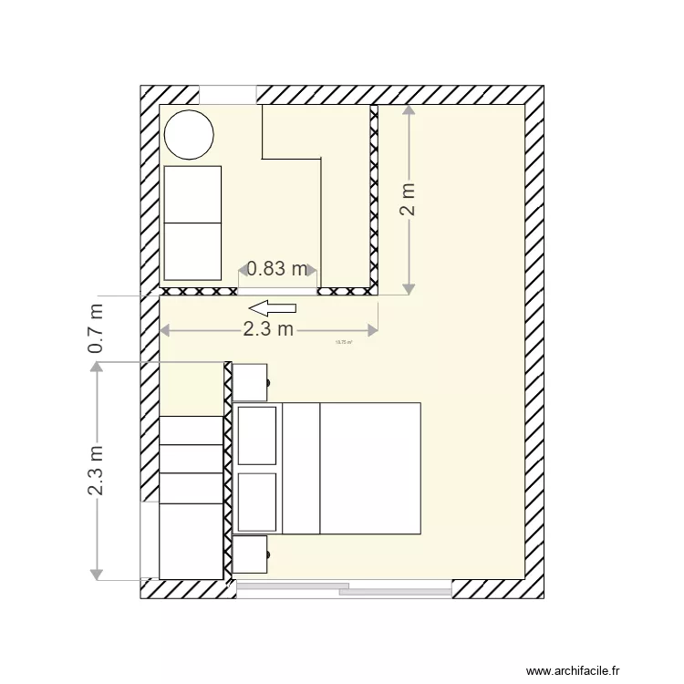 COTES PORTIER CLOISONS definitif. Plan de 