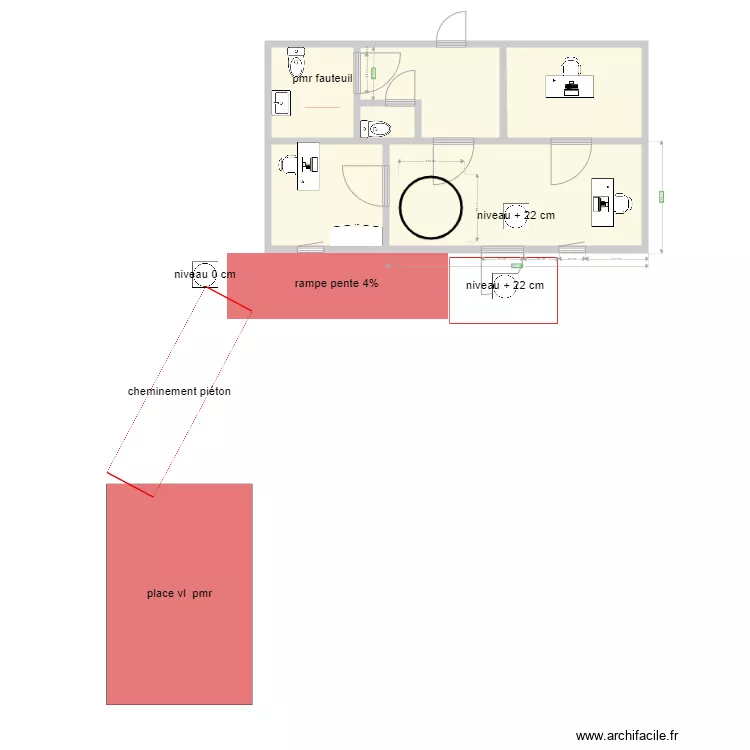 c&eacute;sario. Plan de 0 pièce et 0 m2