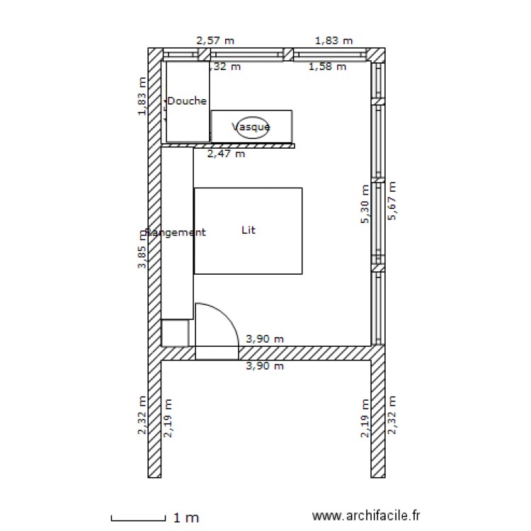 Renault lit facade   rangement. Plan de 0 pièce et 0 m2