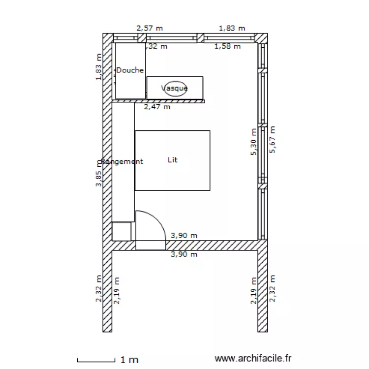 Renault lit facade   rangement. Plan de 