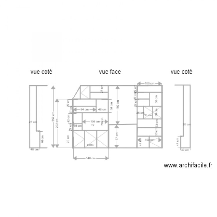 biblio olivier eglem v8. Plan de 0 pièce et 0 m2