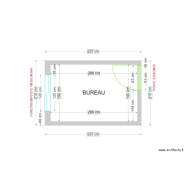 BUREAU. Plan de 0 pièce et 0 m2