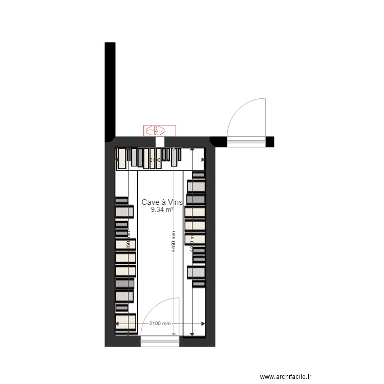 Cave à Vins. Plan de 0 pièce et 0 m2