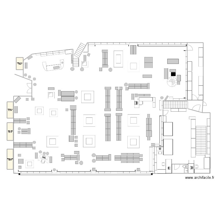 PLAN ED1. Plan de 4 pièces et 9 m2