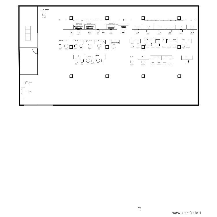 LOL 3 2022 V5. Plan de 15 pièces et 480 m2