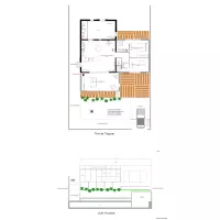 PLOUGUIEL  plan MASSE et FACADE