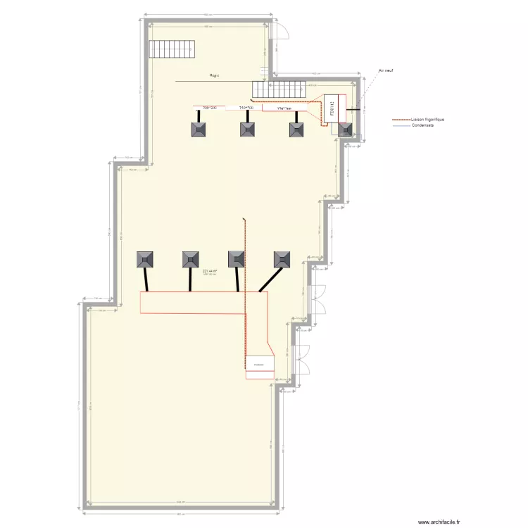 auditorium interieur recollement 2b. Plan de 