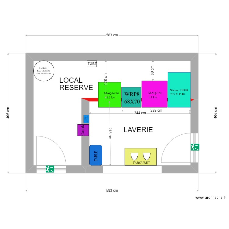 SLAG STEPHANE GONNOT 02112022. Plan de 2 pièces et 18 m2