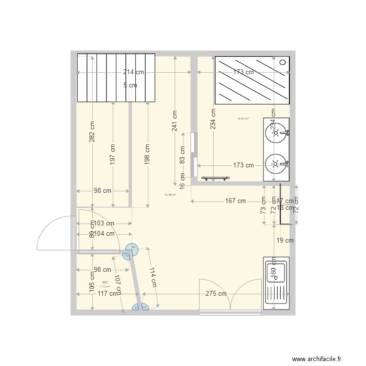 Salle de Bains Laurence et Dom projet 1 260920. Plan de 0 pièce et 0 m2