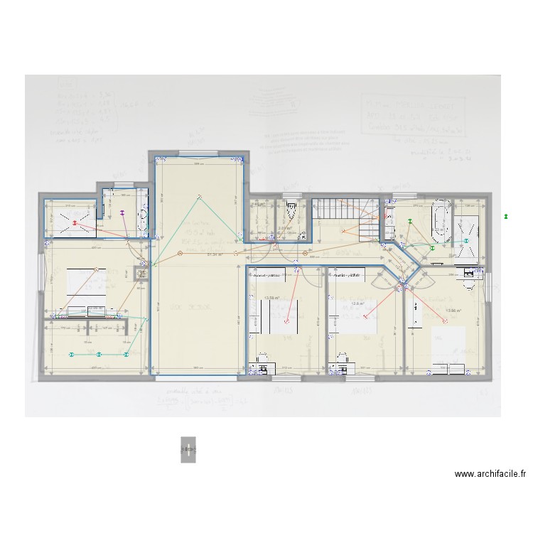 morane manu. Plan de 0 pièce et 0 m2