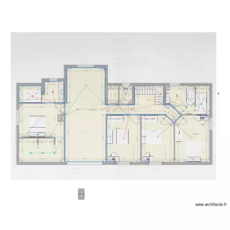 morane manu. Plan de 0 pièce et 0 m2