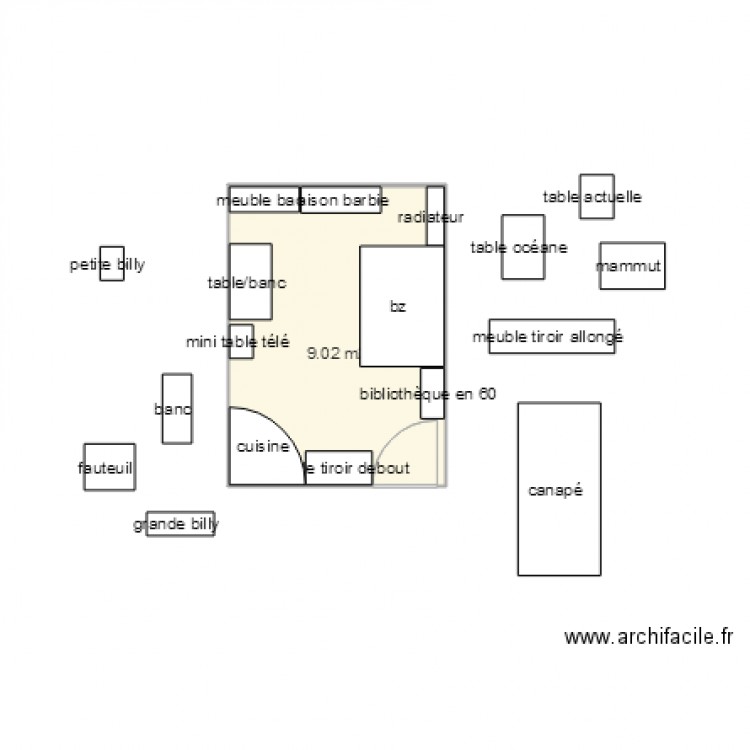 salle de jeux bz. Plan de 0 pièce et 0 m2